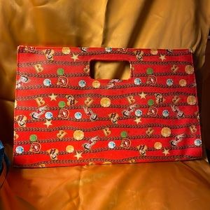 Betty Boop large hard vinyl tote double snap closure vintage look